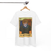 Kike El Rockero Loteria Card Tee Shirt - Unisex Heavy Cotton Casual Fit